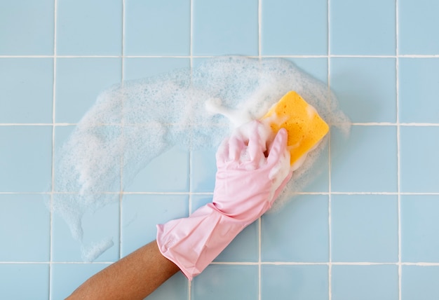 Free photo household chores concept
