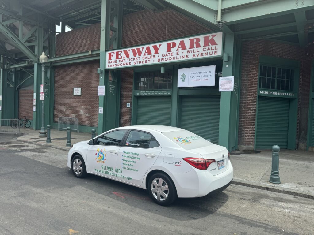 Brabos at Fenway Park.