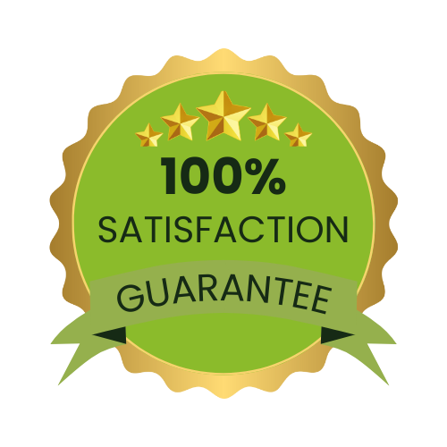 Brabos Cleaning 100% Satisfaction Guarantee badge logo